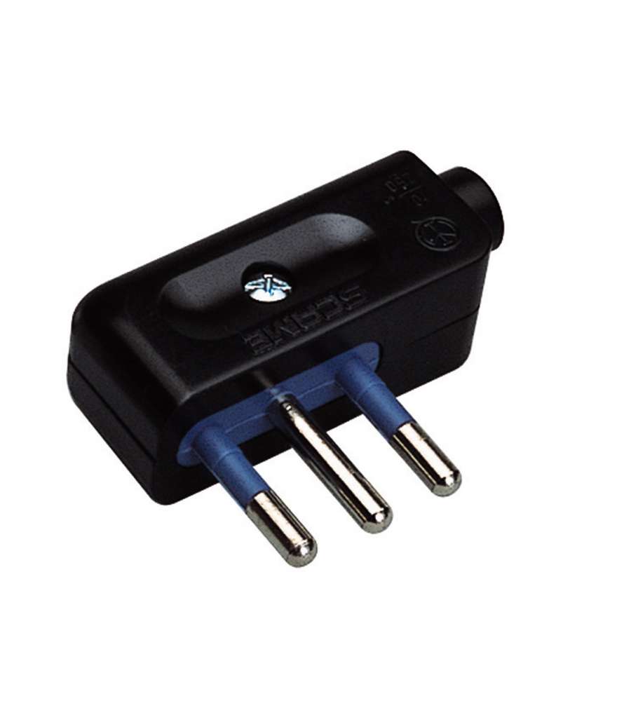 Spina Salvaspazio 10A 2P+T Nero 410.1 PolyPool Spina Salvaspazio 10A 2P+T Nero 410.1 PolyPool